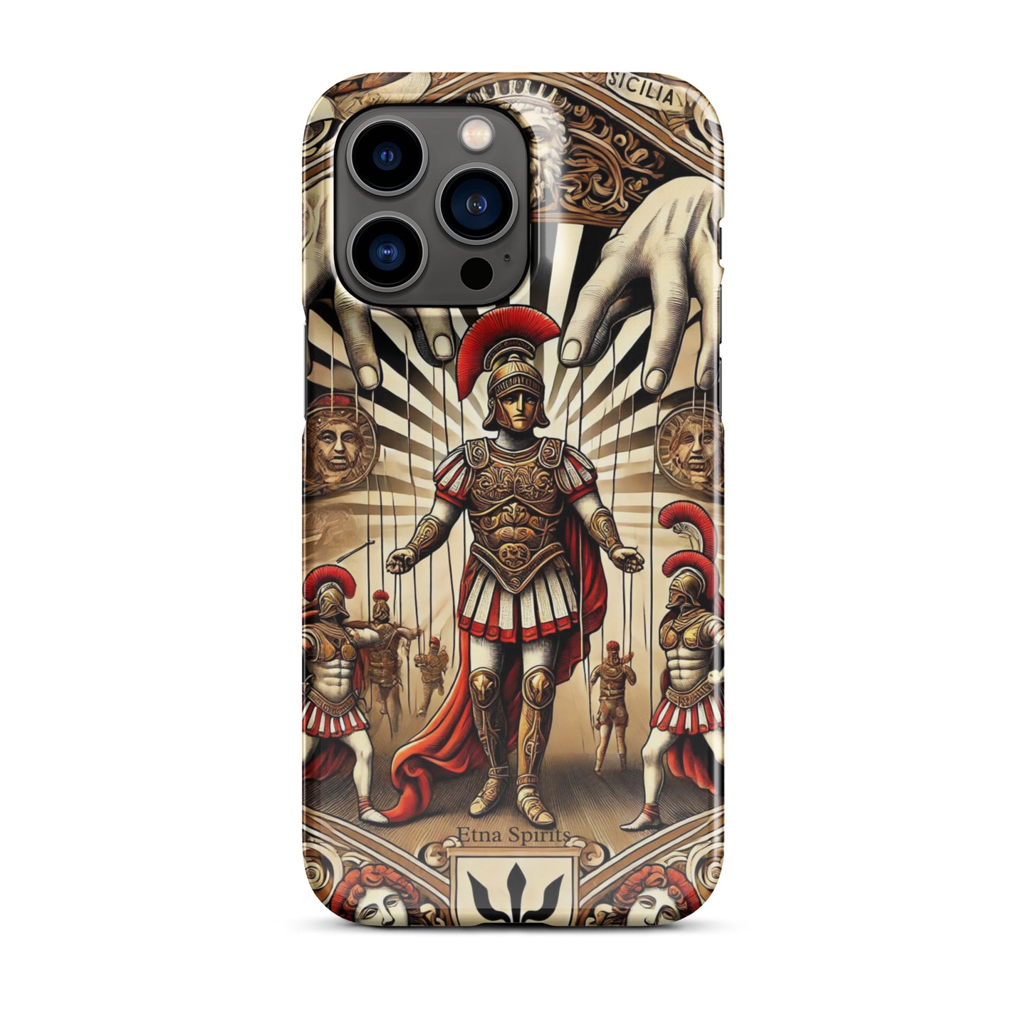 Cover con fibbia per iPhone® "Opera dei Pupi Edition" Etna Spirits