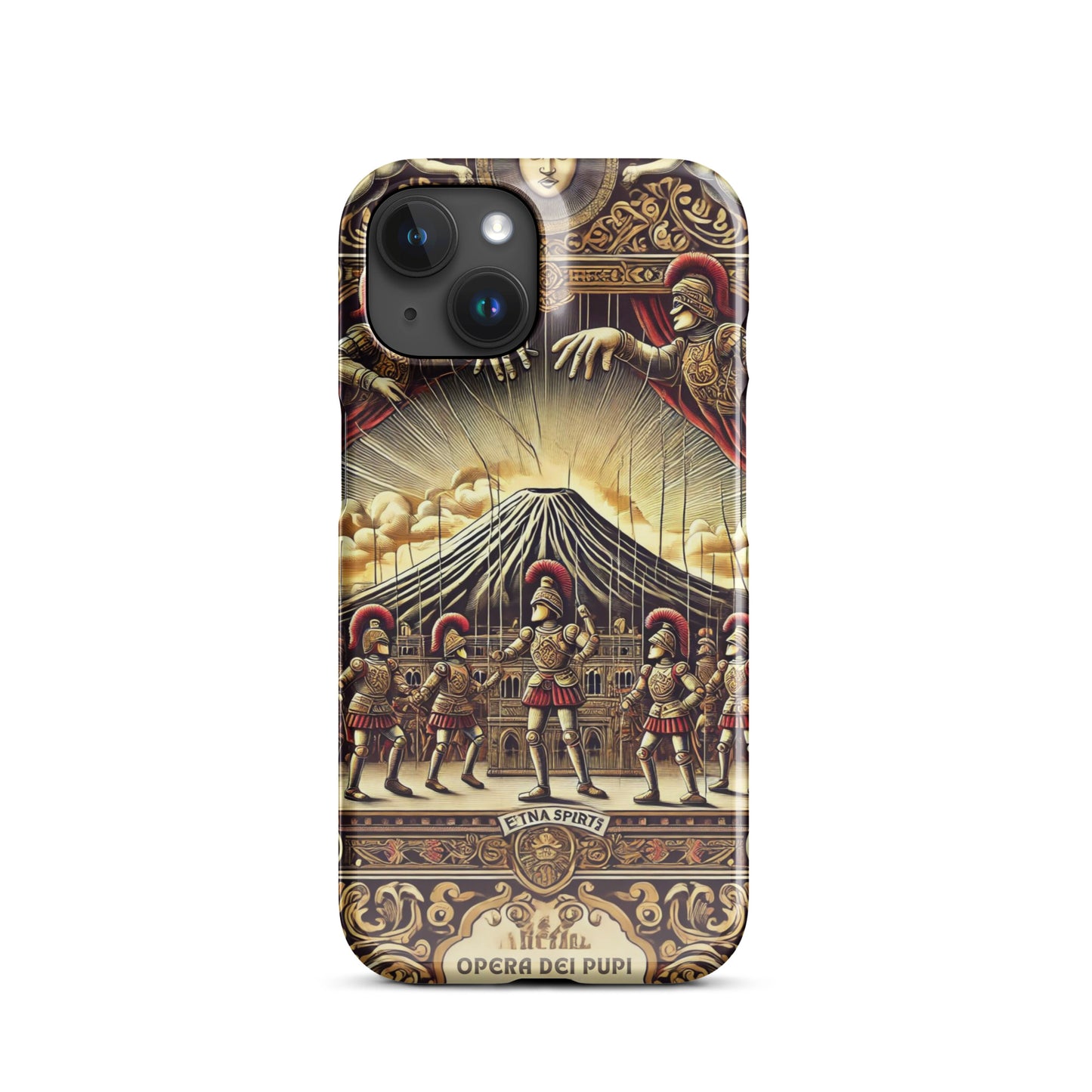 Cover con fibbia per iPhone® "L'Olando Furioso"