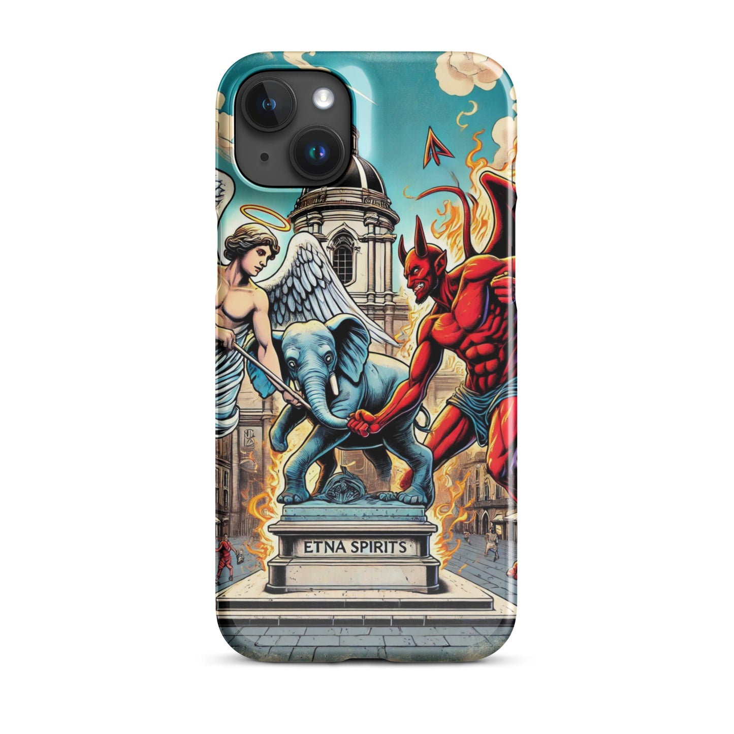 Cover con fibbia per iPhone® "Liotru Legends: L'Ombra dell'Etna"