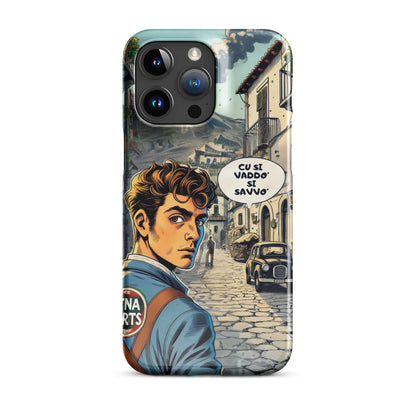 Cover con fibbia per iPhone® "Cu si Vaddo'" Etna Spirits