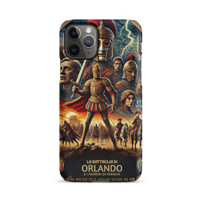 Cover con fibbia per iPhone® "La Battaglia di Orlando"