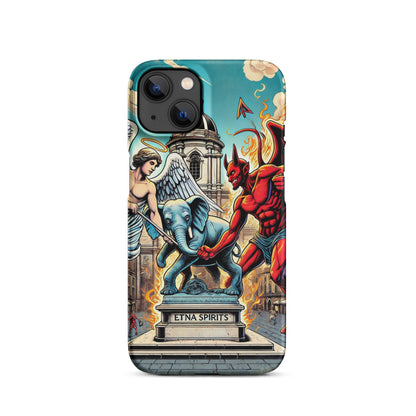 Cover con fibbia per iPhone® "Liotru Legends: L'Ombra dell'Etna"