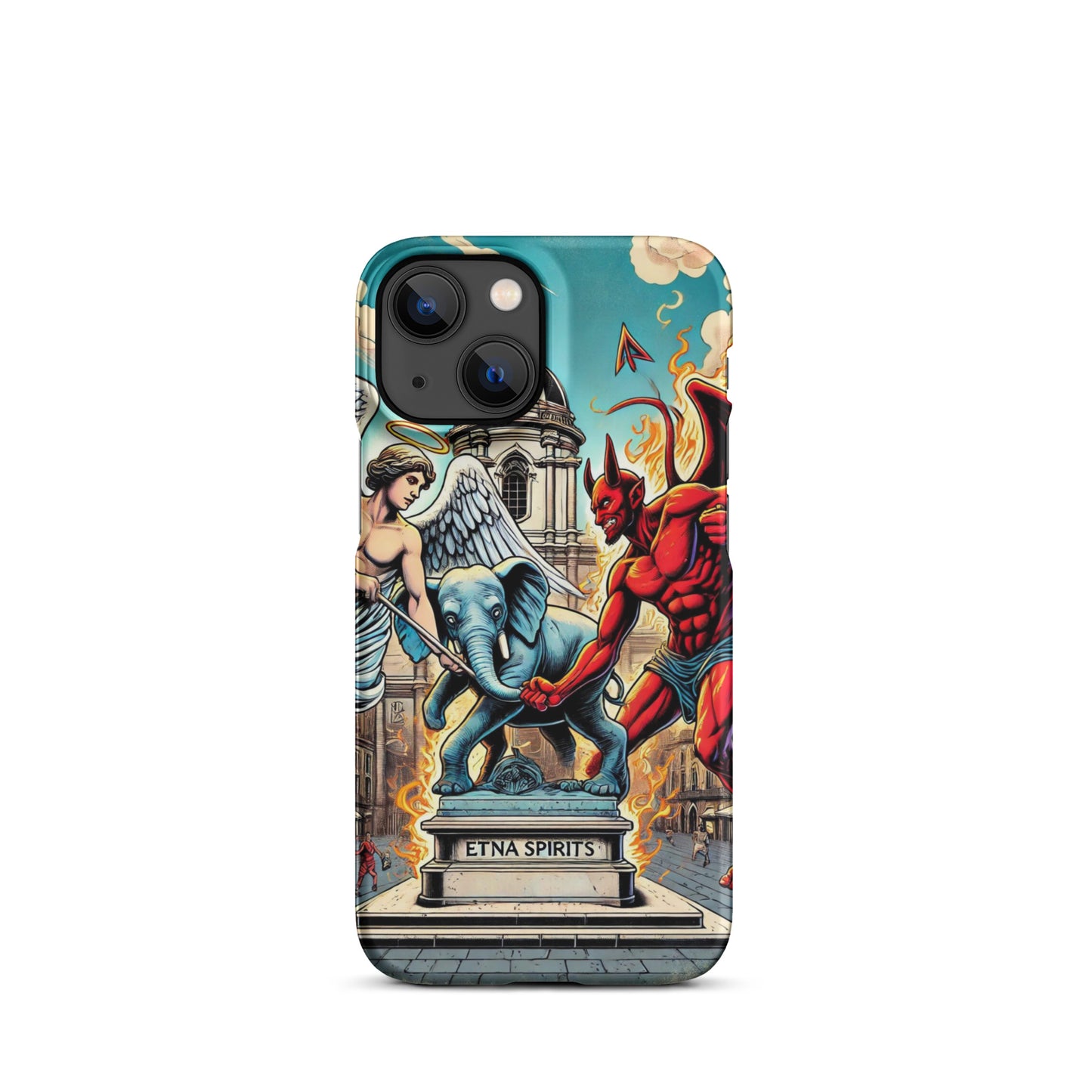 Cover con fibbia per iPhone® "Liotru Legends: L'Ombra dell'Etna"