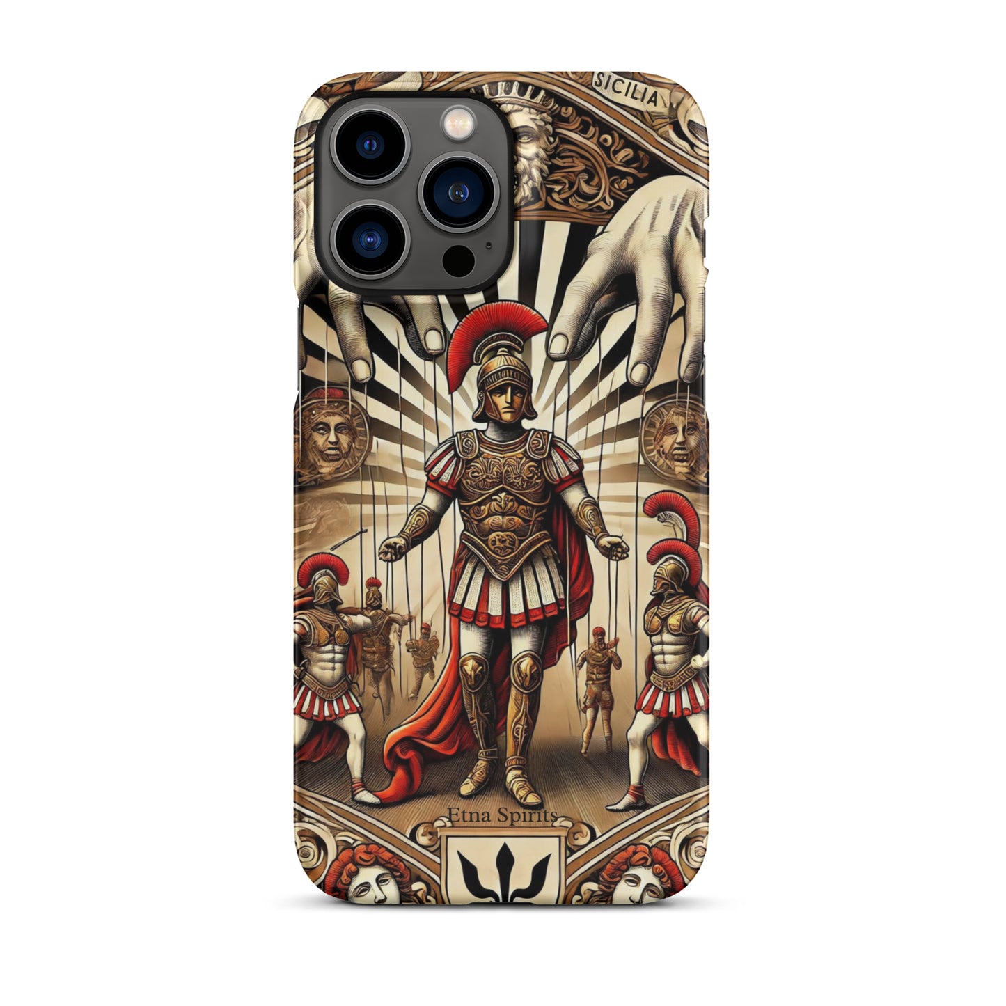 Cover con fibbia per iPhone® "Opera dei Pupi Edition" Etna Spirits