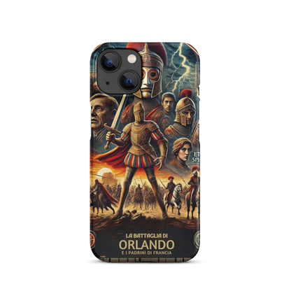 Cover con fibbia per iPhone® "La Battaglia di Orlando"