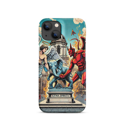 Cover con fibbia per iPhone® "Liotru Legends: L'Ombra dell'Etna"