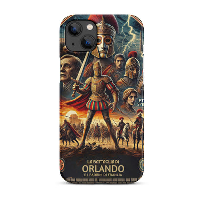 Cover con fibbia per iPhone® "La Battaglia di Orlando"