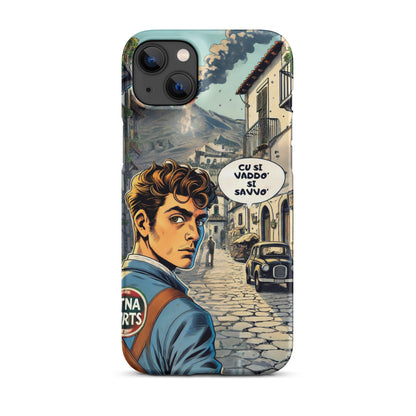 Cover con fibbia per iPhone® "Cu si Vaddo'" Etna Spirits