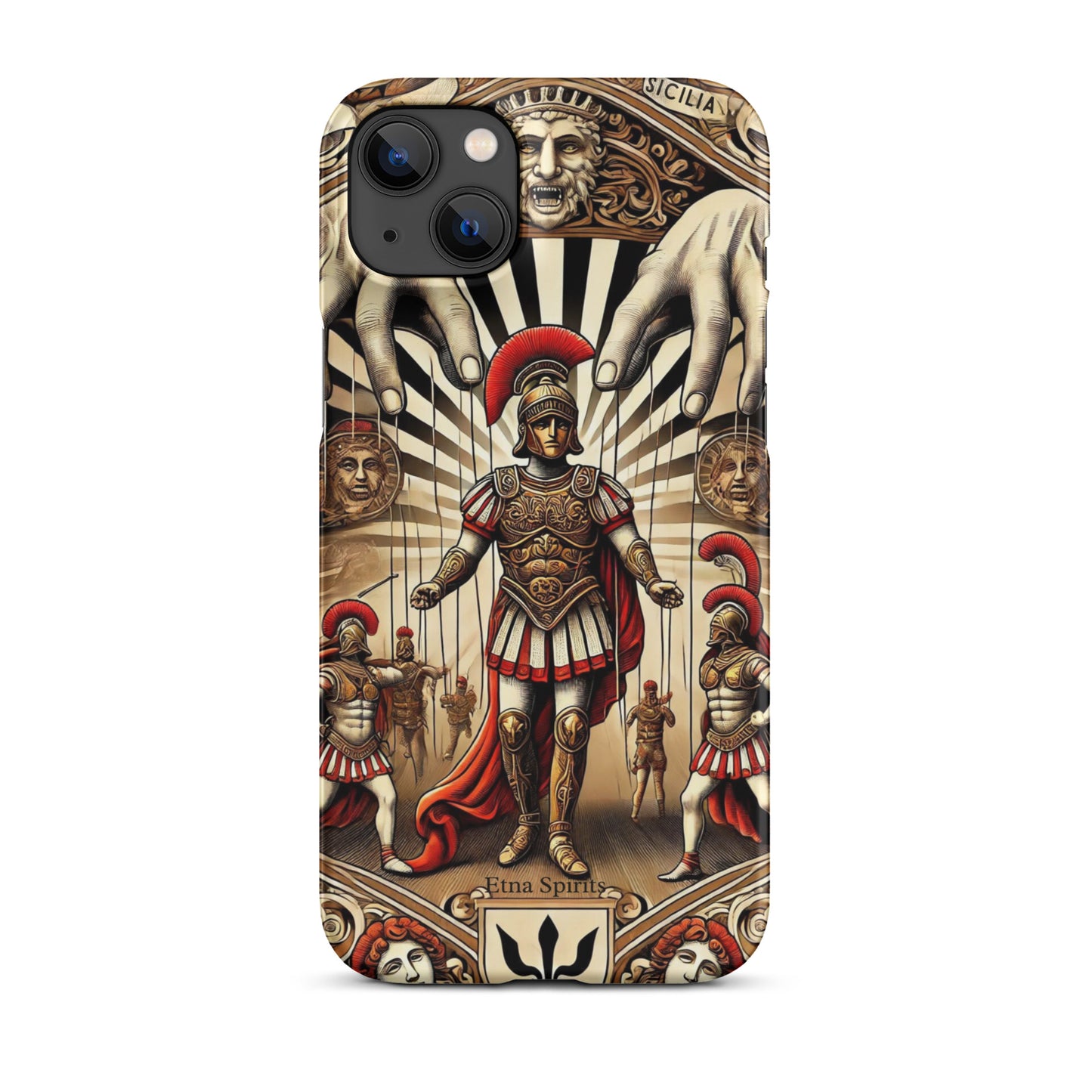 Cover con fibbia per iPhone® "Opera dei Pupi Edition" Etna Spirits