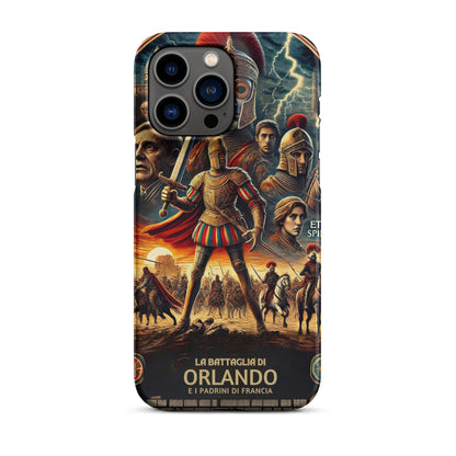 Cover con fibbia per iPhone® "La Battaglia di Orlando"