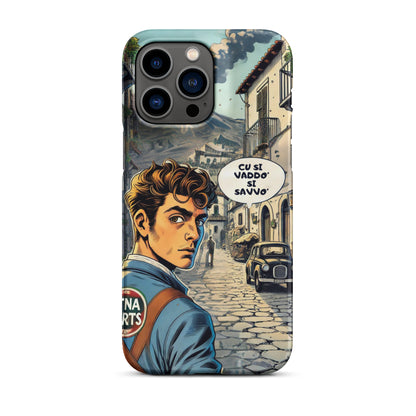 Cover con fibbia per iPhone® "Cu si Vaddo'" Etna Spirits