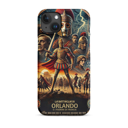 Cover con fibbia per iPhone® "La Battaglia di Orlando"