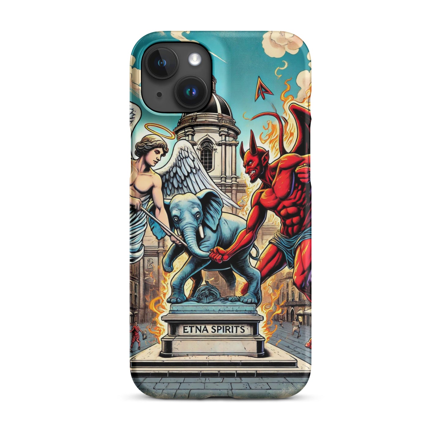 Cover con fibbia per iPhone® "Liotru Legends: L'Ombra dell'Etna"