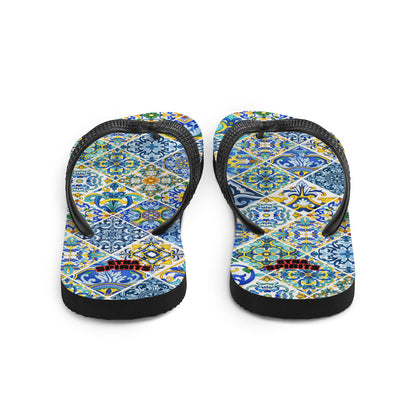 "Etna Spirits" Infradito flip-flop -Caltagirone-