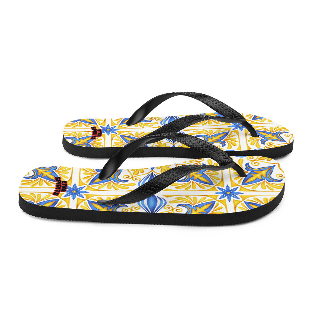 "Etna Spirits" Infradito flip-flop -Castelmola-