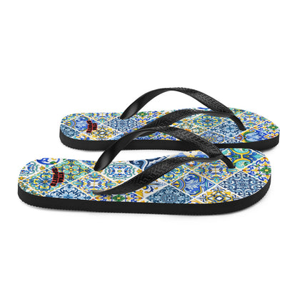 "Etna Spirits" Infradito flip-flop -Caltagirone-