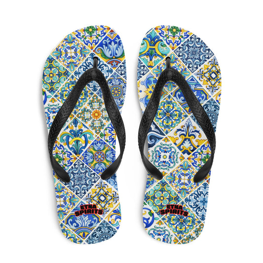 "Etna Spirits" Infradito flip-flop -Caltagirone-