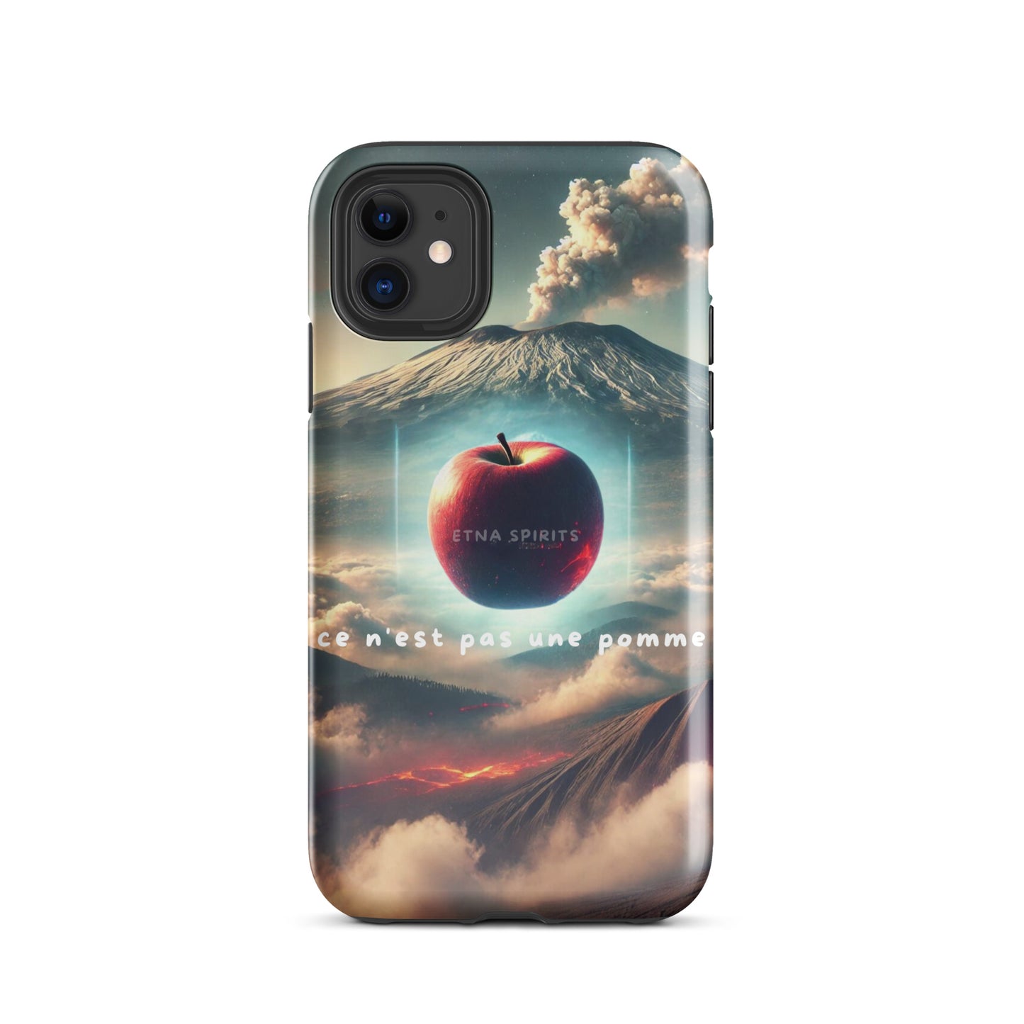 Cover iPhone rigida "Etna Surreale"