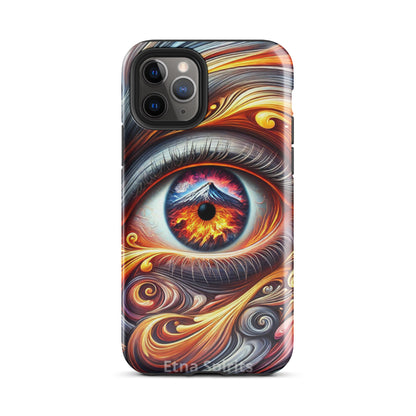 Cover iPhone rigida "Occhio al Vulcano" Etna Spirits