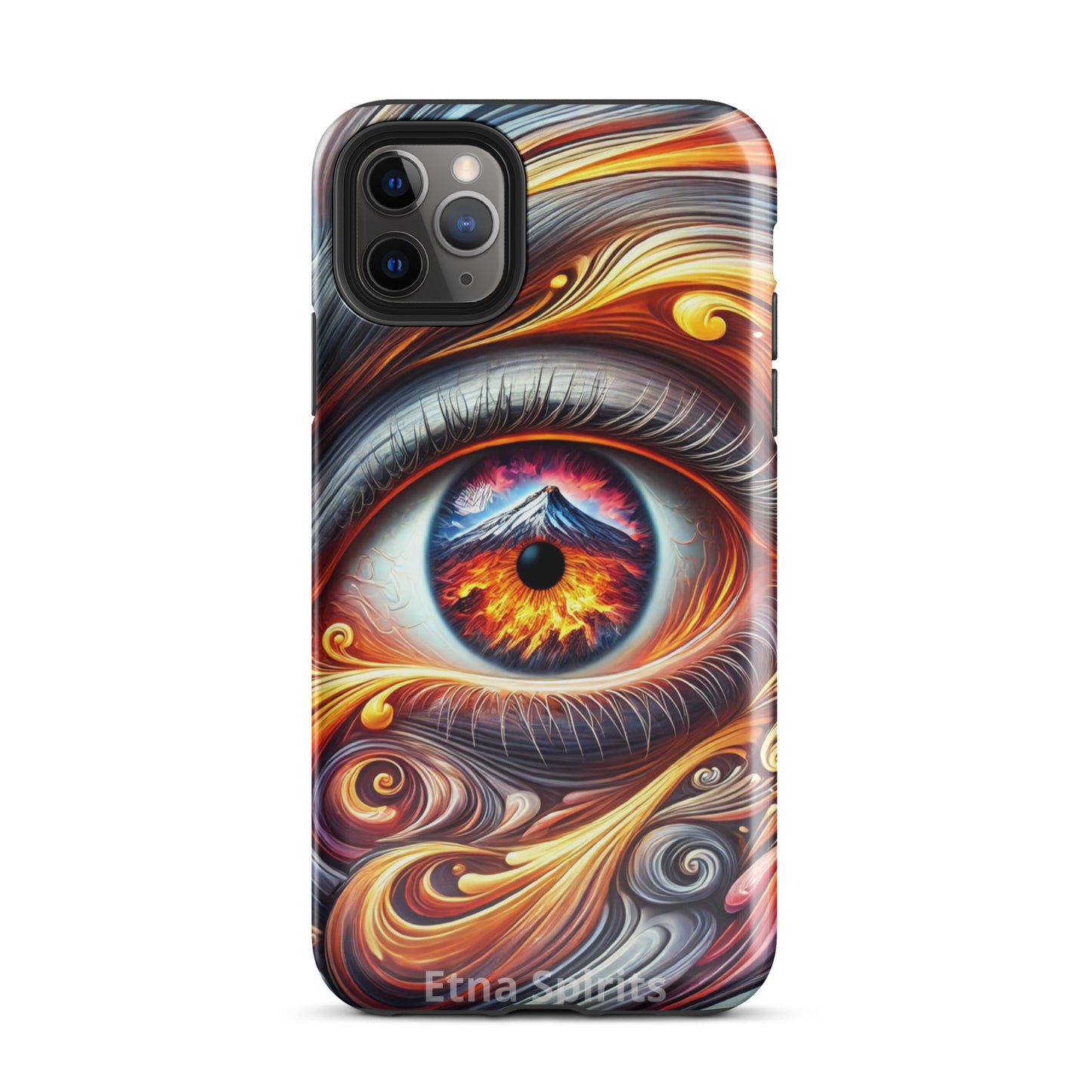 Cover iPhone rigida "Occhio al Vulcano" Etna Spirits