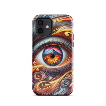 Cover iPhone rigida "Occhio al Vulcano" Etna Spirits