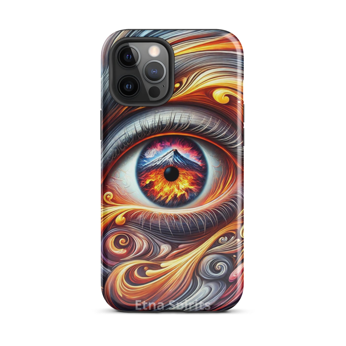 Cover iPhone rigida "Occhio al Vulcano" Etna Spirits