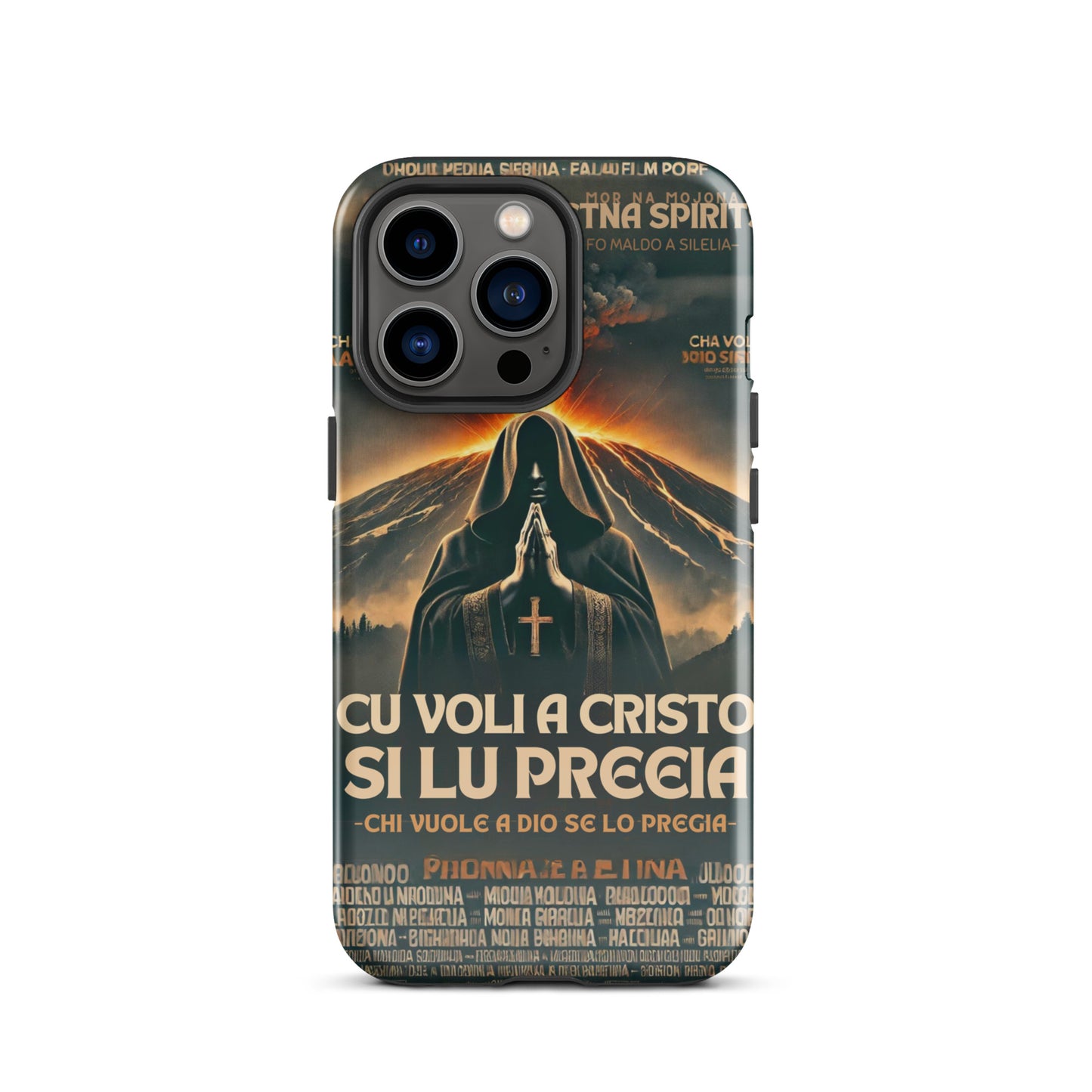 Cover iPhone rigida "Cu voli a Cristu"