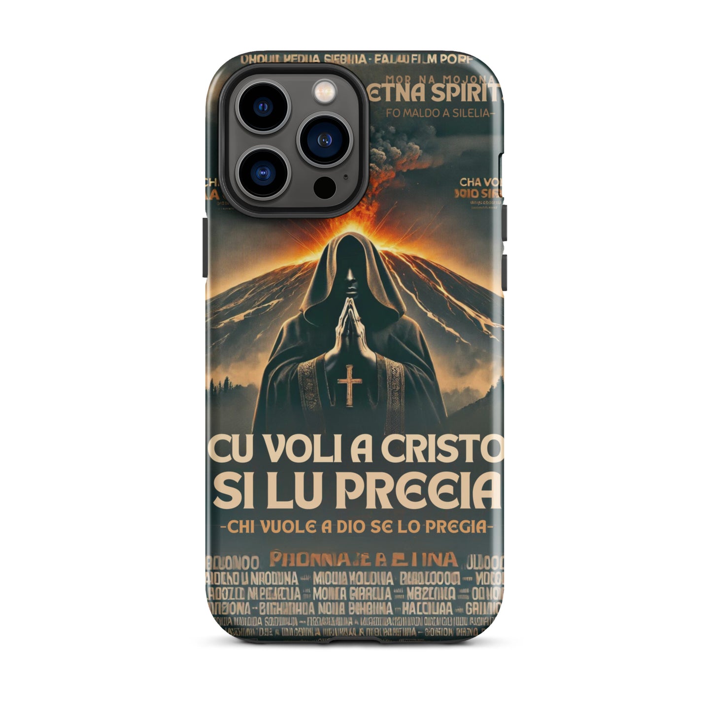 Cover iPhone rigida "Cu voli a Cristu"