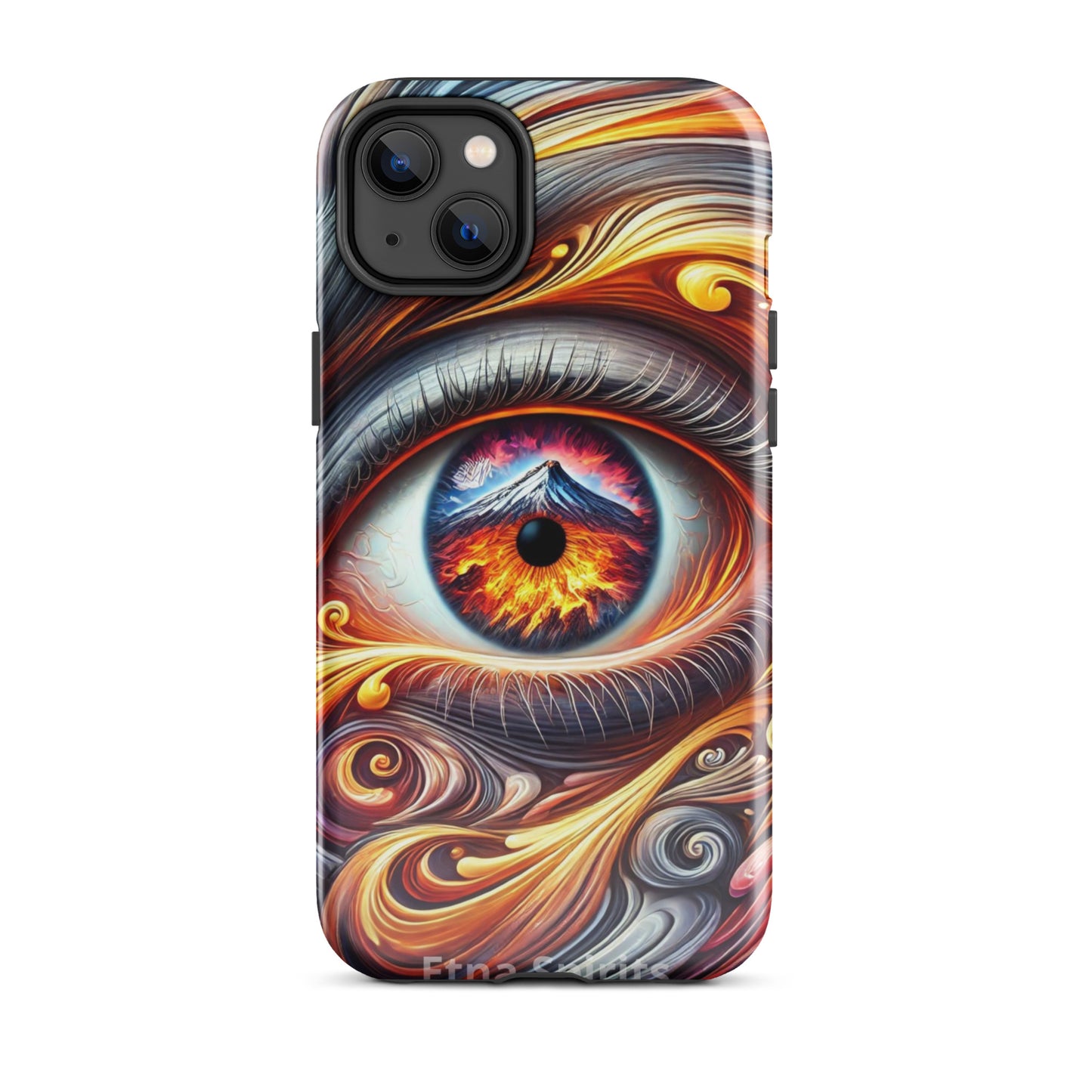 Cover iPhone rigida "Occhio al Vulcano" Etna Spirits