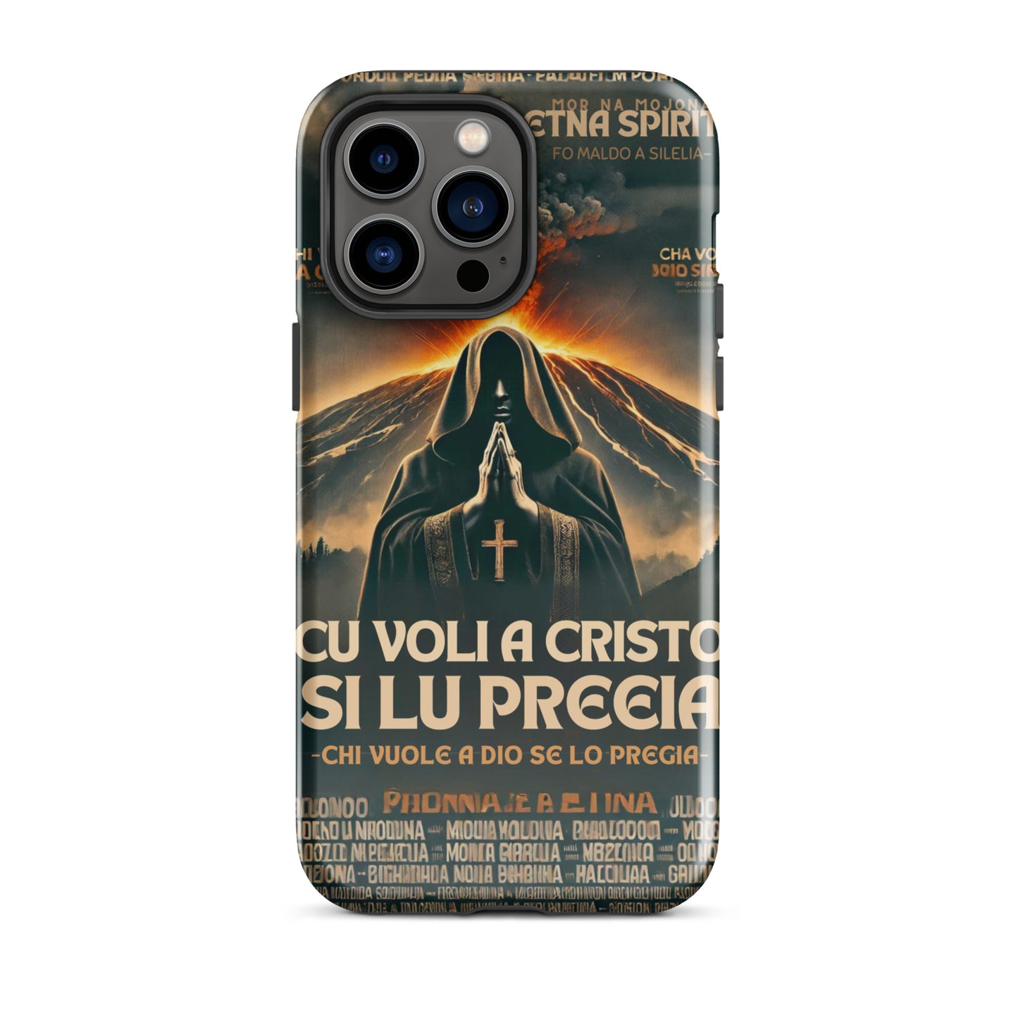 Cover iPhone rigida "Cu voli a Cristu"