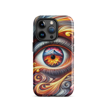 Cover iPhone rigida "Occhio al Vulcano" Etna Spirits