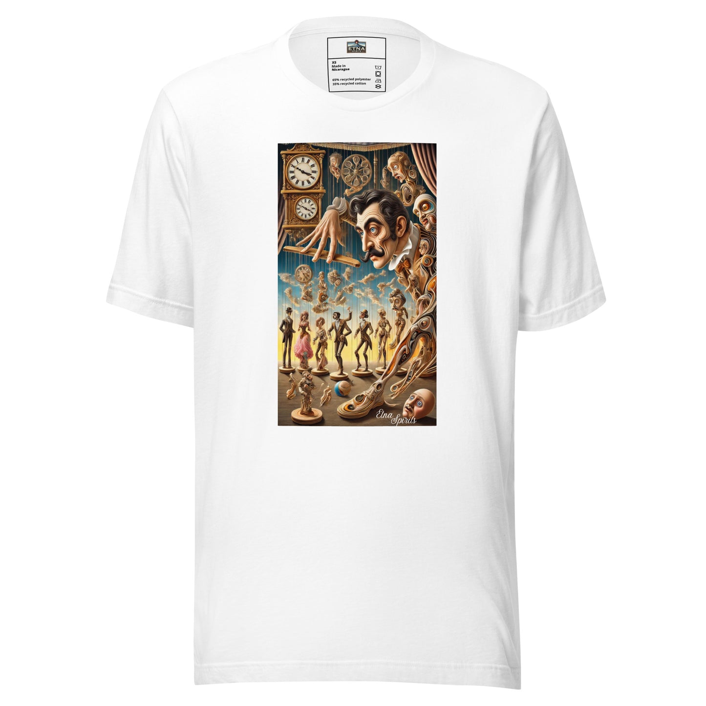 T-shirt ecologica unisex "Surrealismo Siciliano Sostenibile - Collezione Etna Spirits"