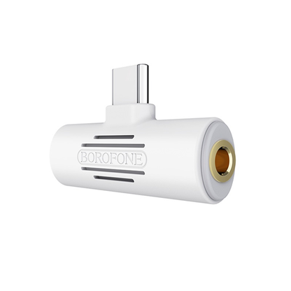 Adattatore con DAC BV8 bianco Type C 2 in 1 incl. ricarica 1.5A