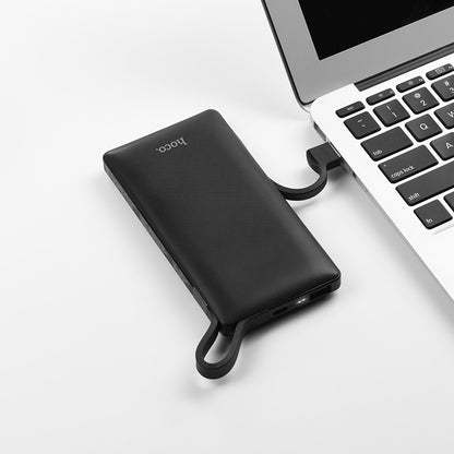 Power bank "J36 Ample energy" 10000mAh cavo singolo USB incorporato Lightning.