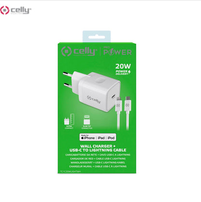 POWER DELIVERY WALL CHARGER 20W + USB-C TO LIGHTNING CABLE [PRO POWER]